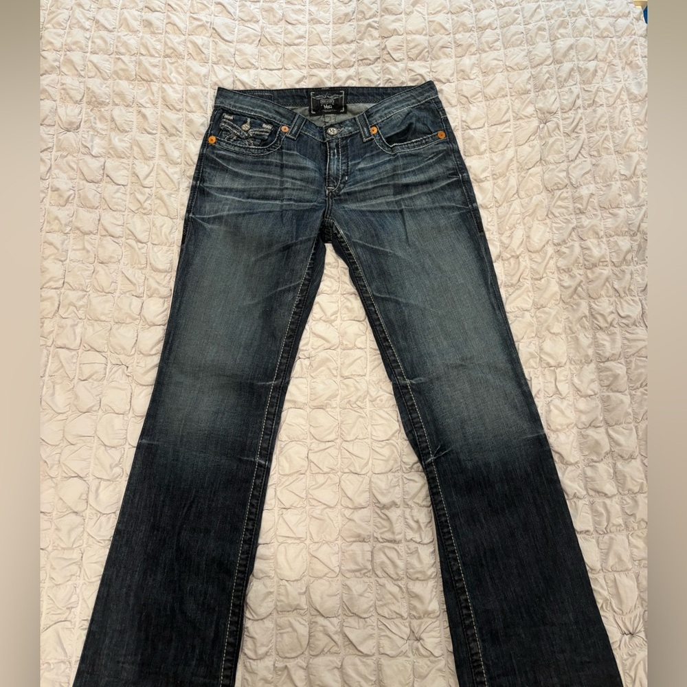 Big Star Indigo Denim Jeans with Copper Accents Miki